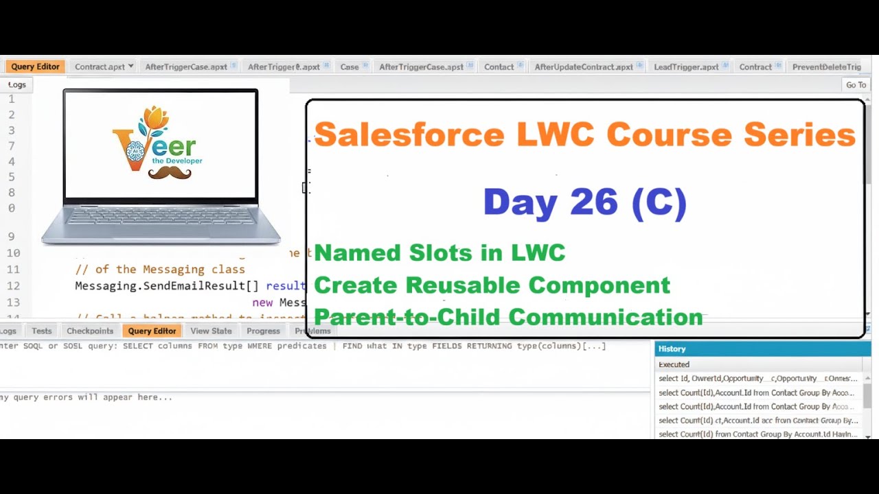 День 26 (C): Именованные слоты в LWC | Создание многоразового компонента | Взаимодействие родител...