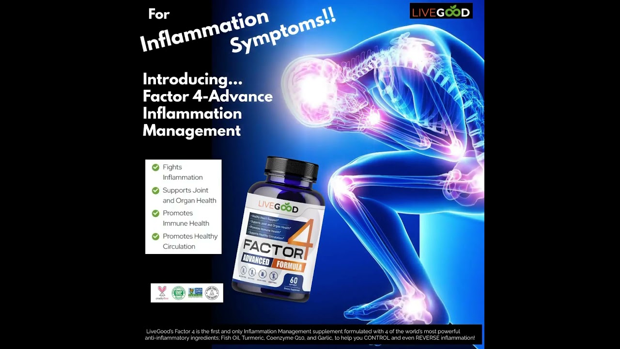Factor 4 is an inflammation buster!! #livegood #antiinflammation #factor4 #nutritionalsupplements