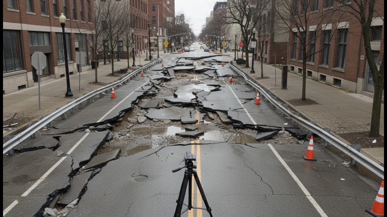 Collapsed Road That Caused Accidents Rebuilt Into a Perfect Highway | Real Construction Timelapse
