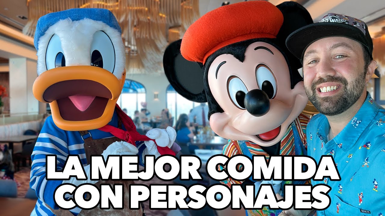 El MEJOR DESAYUNO con personajes en Topolino's Terrace de Disney World
