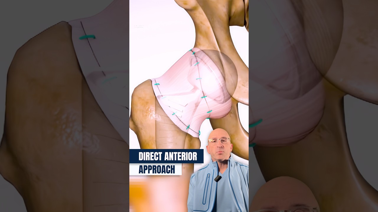 A Better Anterior Approach To Hip Replacement Surgery #shorts
