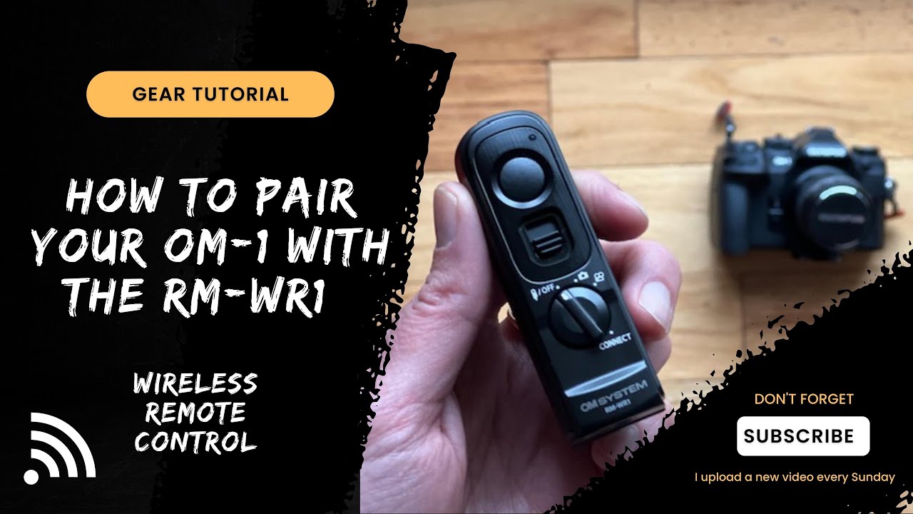 Сопряжение OM-1 с RM-WR1 (беспроводной пульт дистанционного управления)