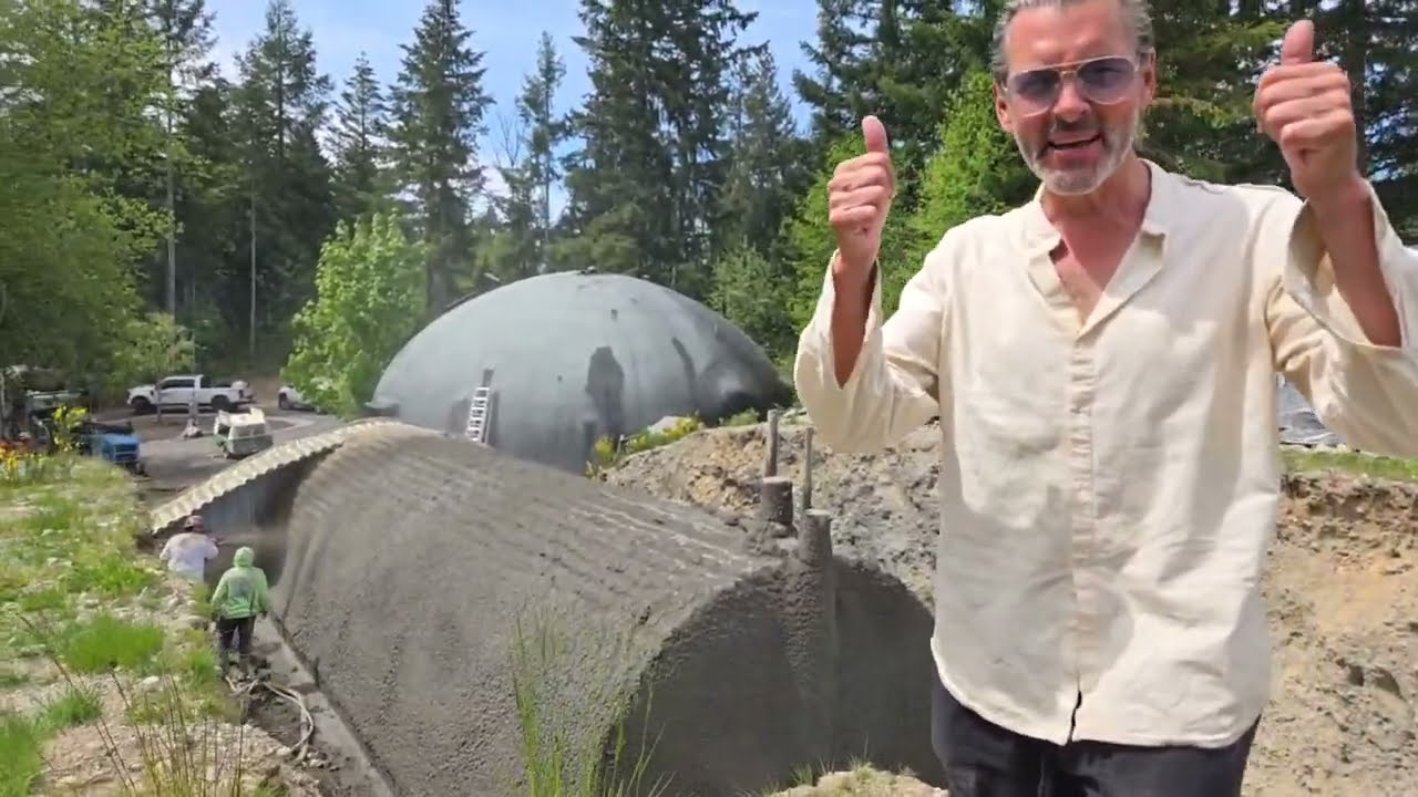 Shotcreting Underground Building with no rebar - Steelx Microsteel