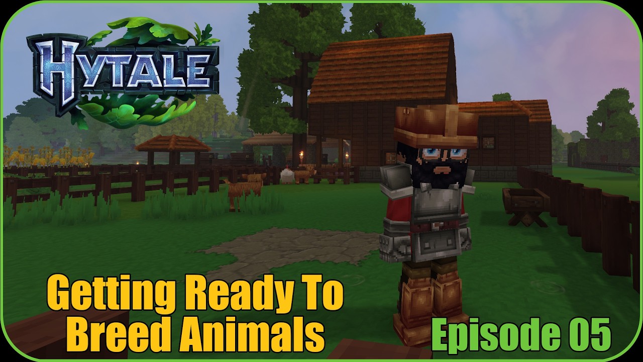 Building an Animal Breeding Homestead in Hytale - Hytale 05