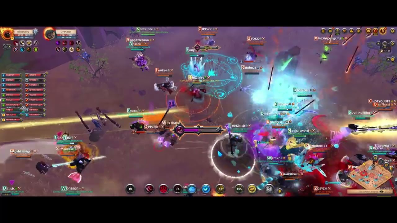 Albion Online / Lymhurst 필드 PVP With Grrrrrrrrrrrr (1) vs Gold lobber, Horse bandit