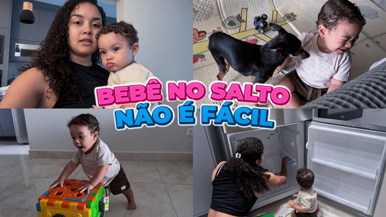 A Rotina Mudou! 😅 Um Dia Inteiro com Bebê no Salto de Desenvolvimento