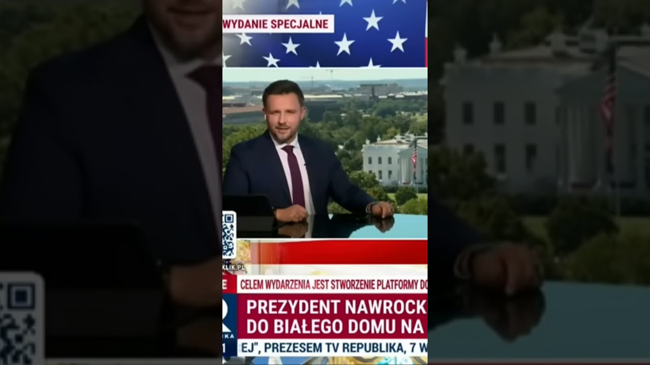 Karol Gnat prosto z USA: kolumna z polskim prezydentem podjeżdża pod Biały Dom