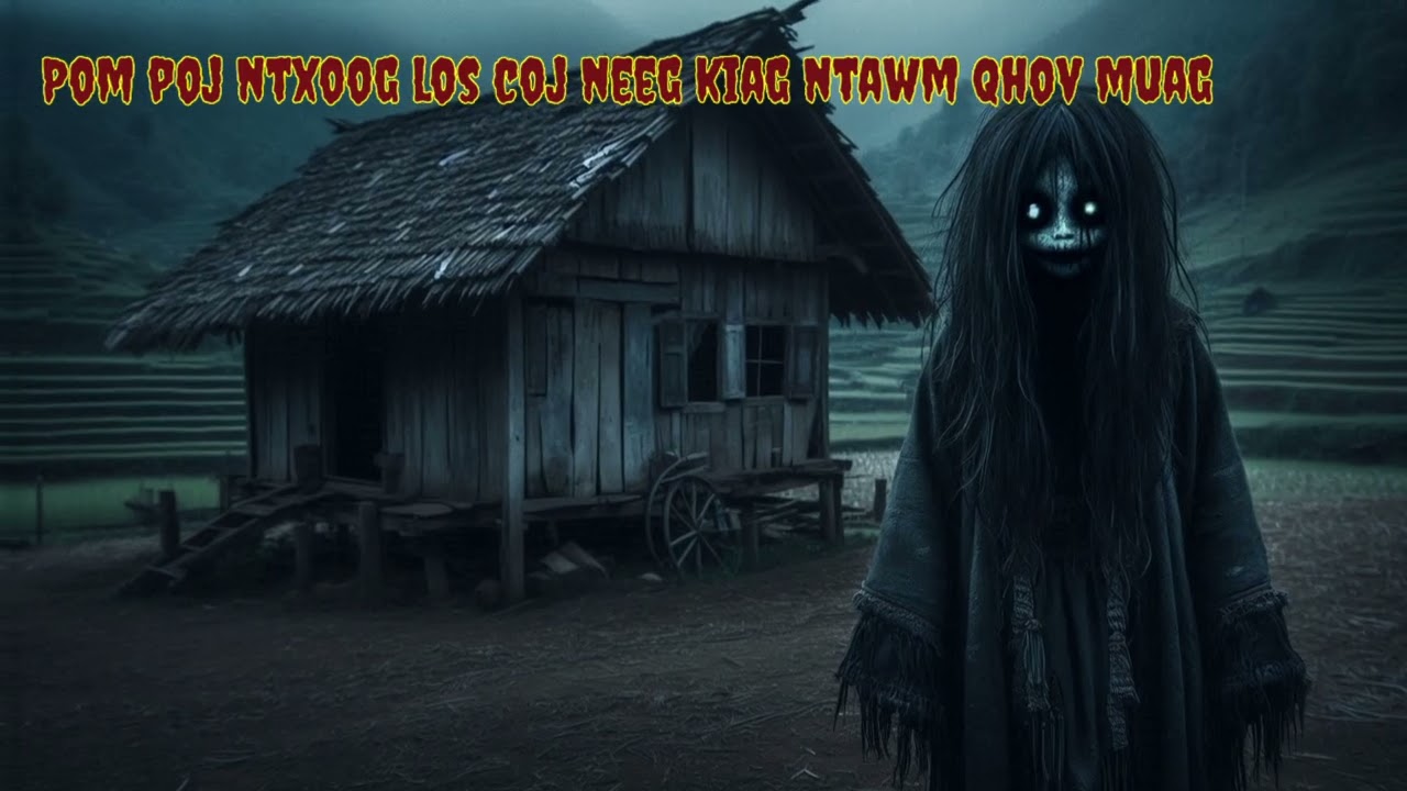 Dab neeg Pom poj ntxoog coj neeg kiag ntawm qhov muag 