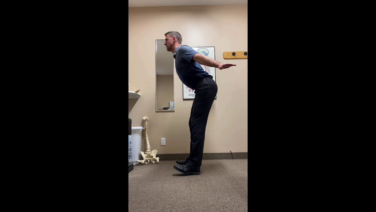 Lethbridge Chiropractor, Dr. Aaron Bridge, Bridge Chiropractic, Posterior Chain, Back Pain Stretch