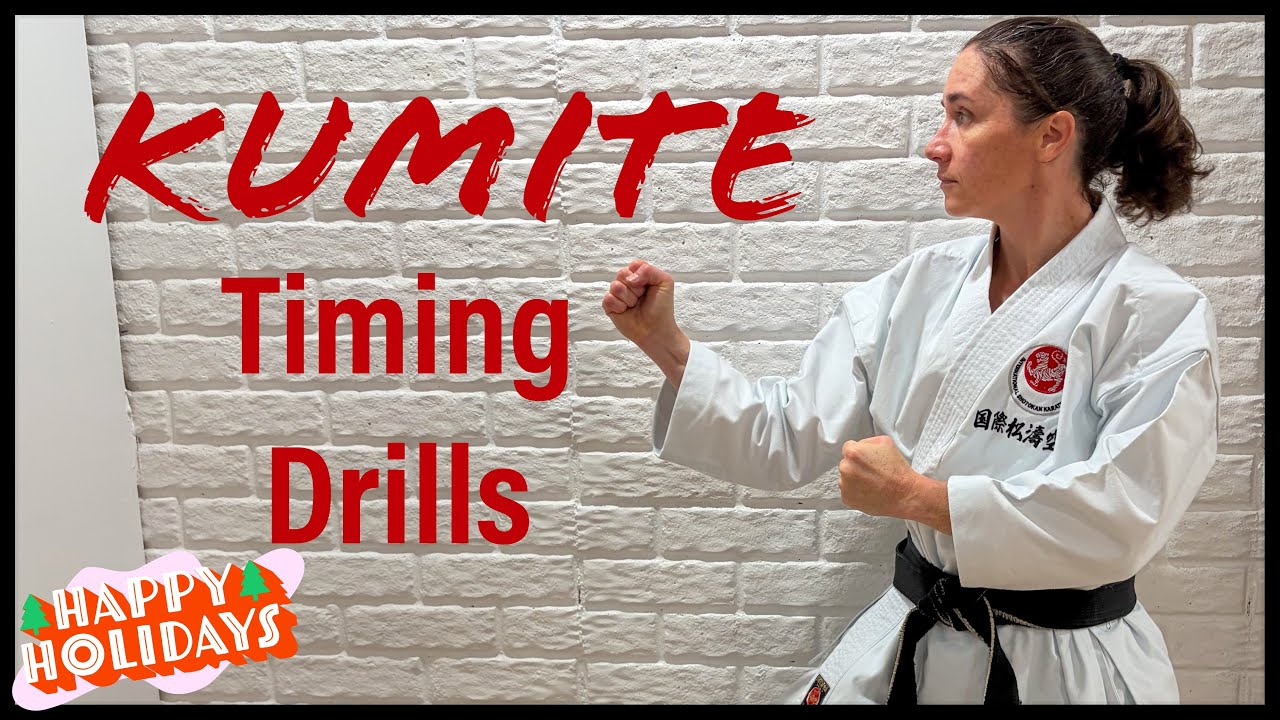 Karate workout: kumite timing drills