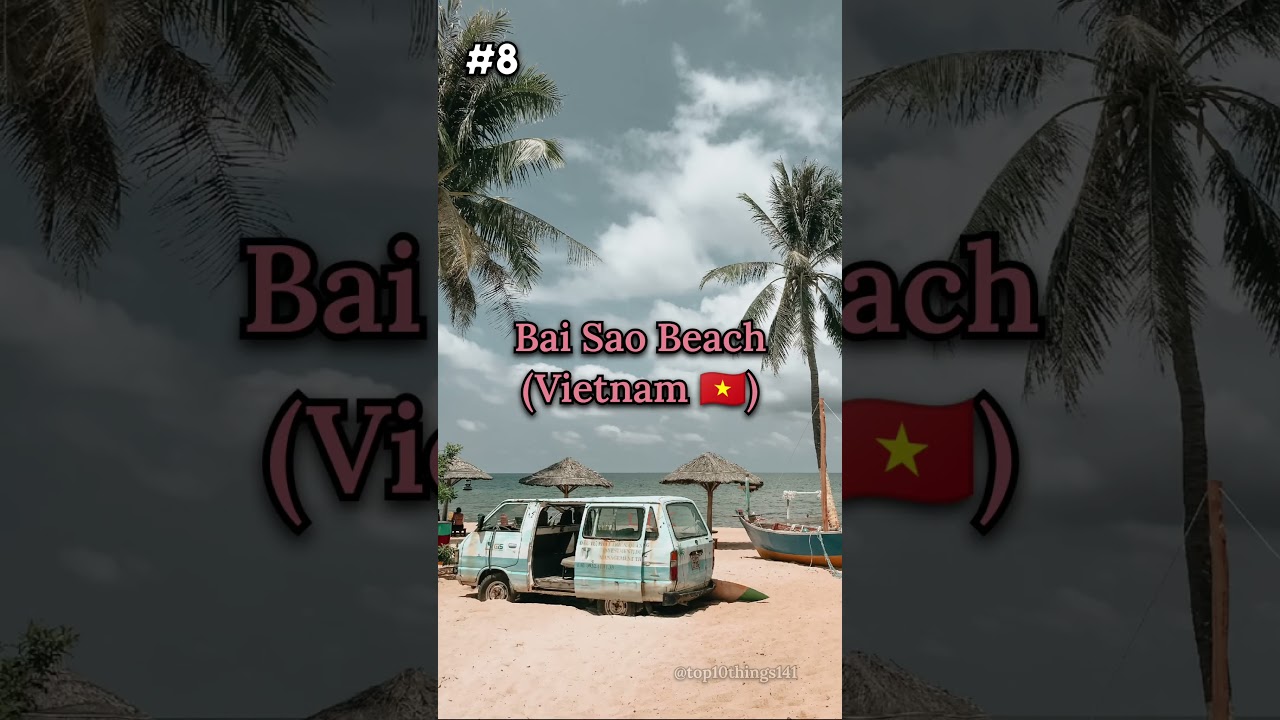 Top 10 Most Beautiful Beaches in the World | Best Beaches 2025. #beach #viral #trending