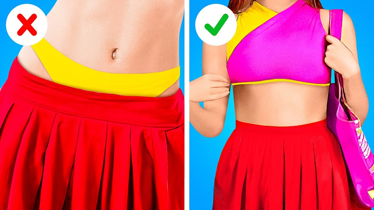 Trasforma il tuo guardaroba con 5-Minuti Creativi 😎🌞 Incredibili idee che tutti dovrebbero conoscere