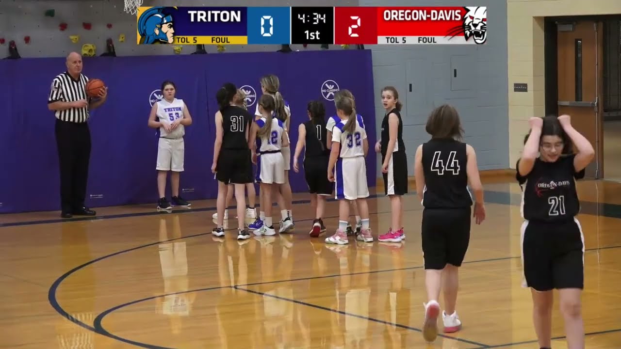 Oregon-Davis at Triton - 5th & 6th Grade Girls Middle School Basketball 🏀 2-27-2023