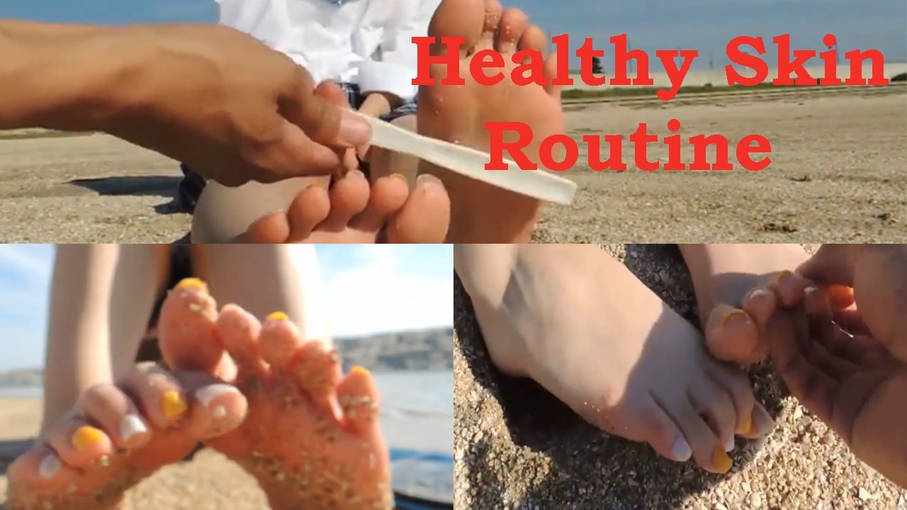 Healthy Skin Routine at the Beach | Beach Wellness Routine #chictoes  #prettyfeet #cutetoes