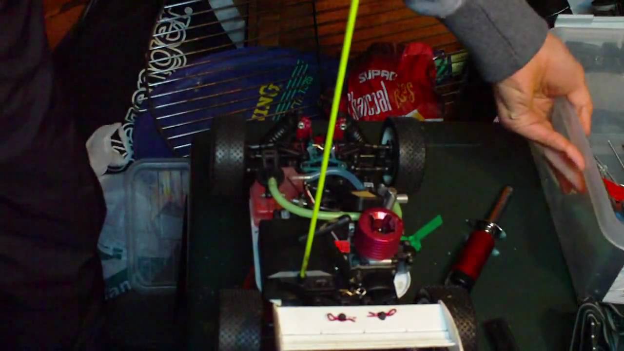 How to get nitro engine started again after a few months .wmv