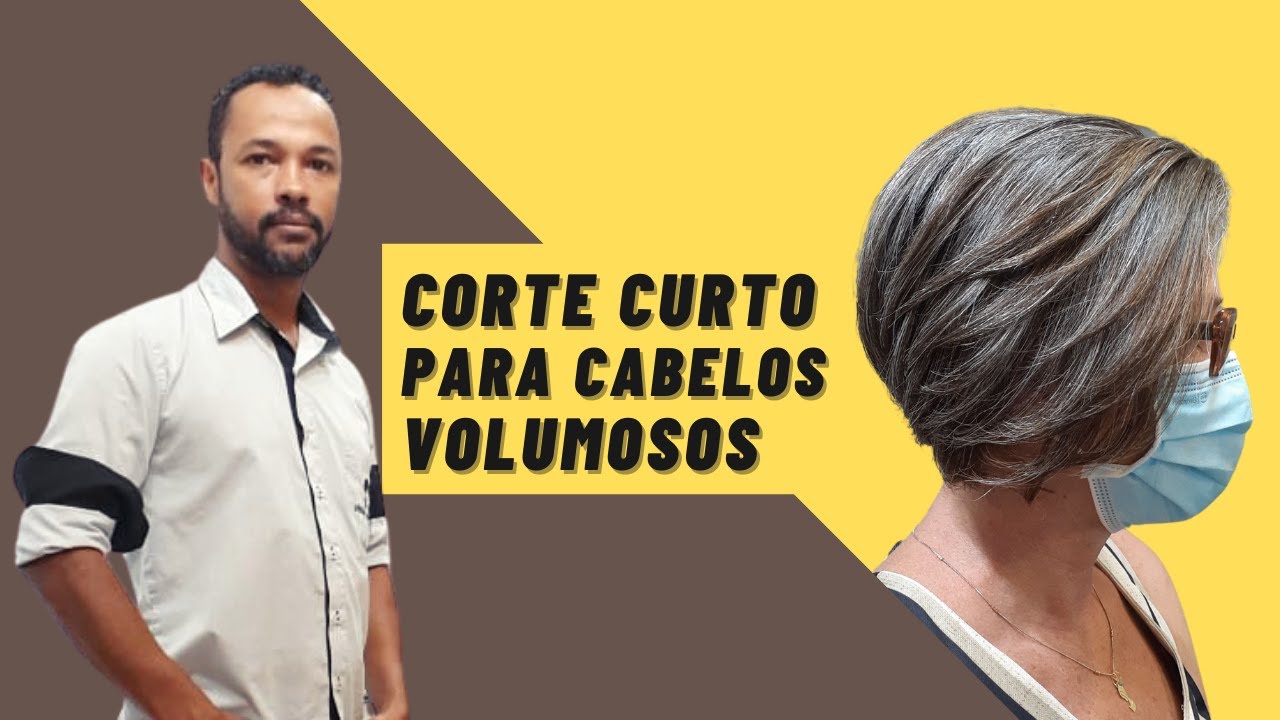 Corte curto para cabelos volumosos! ( passo a passo)