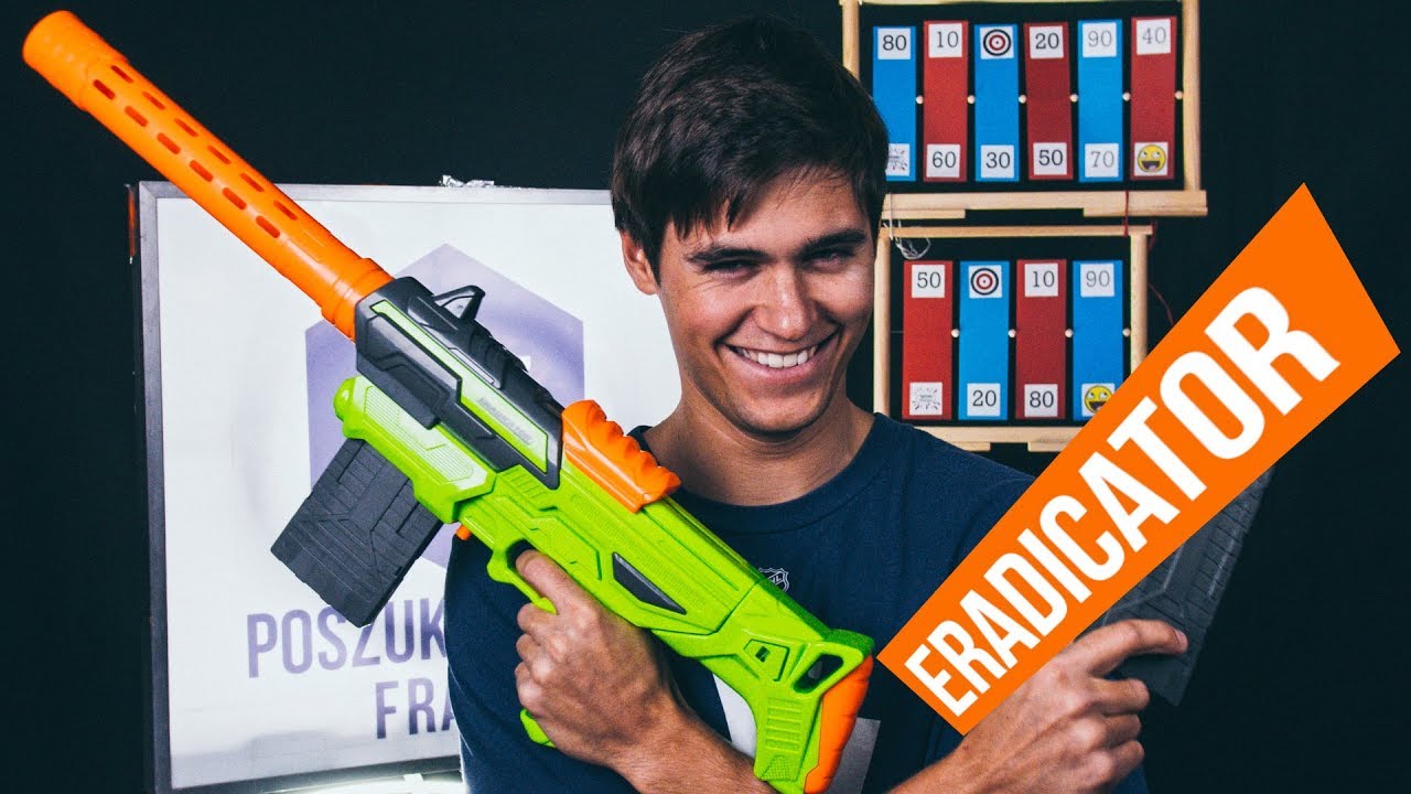 BUZZ BEE ERADICATOR 4w1 JAK NERF RETALIATOR!