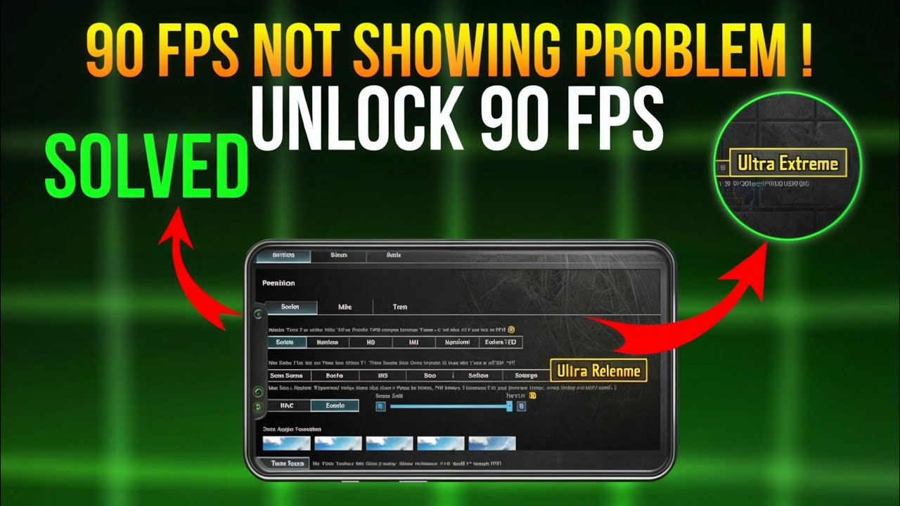 BEST WAY TO UNLOCK 90/120 FPS IN PUBGM/ BGMI 😍| HOW TO UNLOCK FPS 🔥