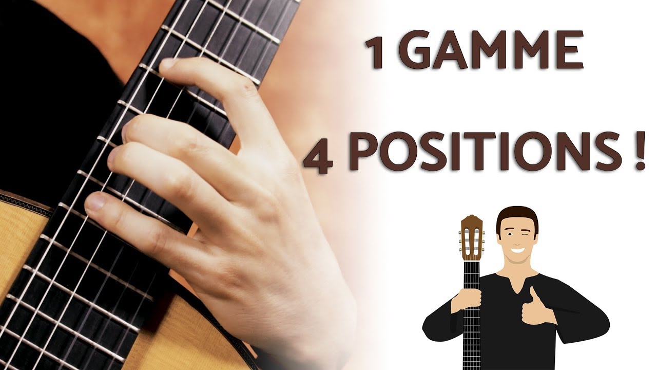 1 gamme, 4 positions ! Améliorer la connaissance du manche à la guitare