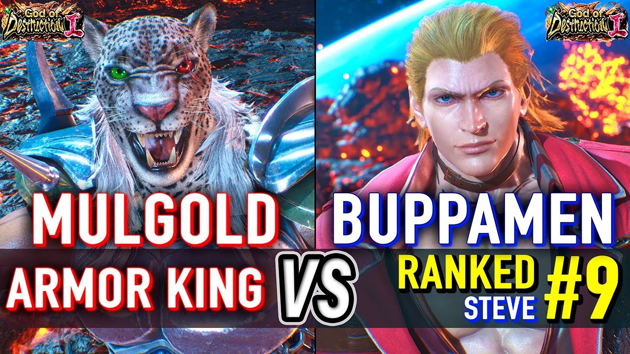T8 🔥 MULGOLD (Armor King) vs BUPPAMEN (#9 Ranked Steve) 🔥 Tekken 8 High Level Gameplay