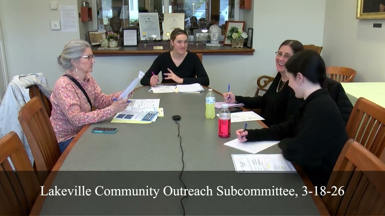 Lakeville Community Outreach Subcommittee, 3-18-26