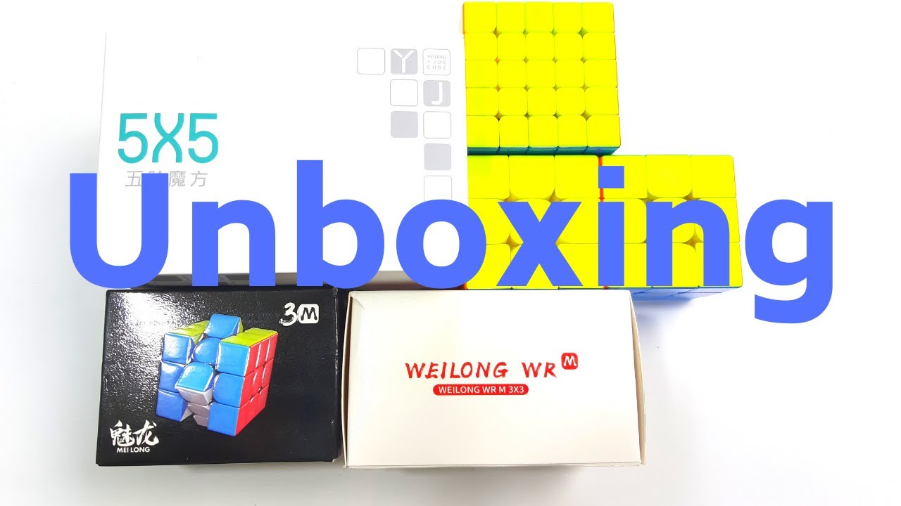 WRM 2021, MGC 5x5x5, Meilong 3M. Unboxing.