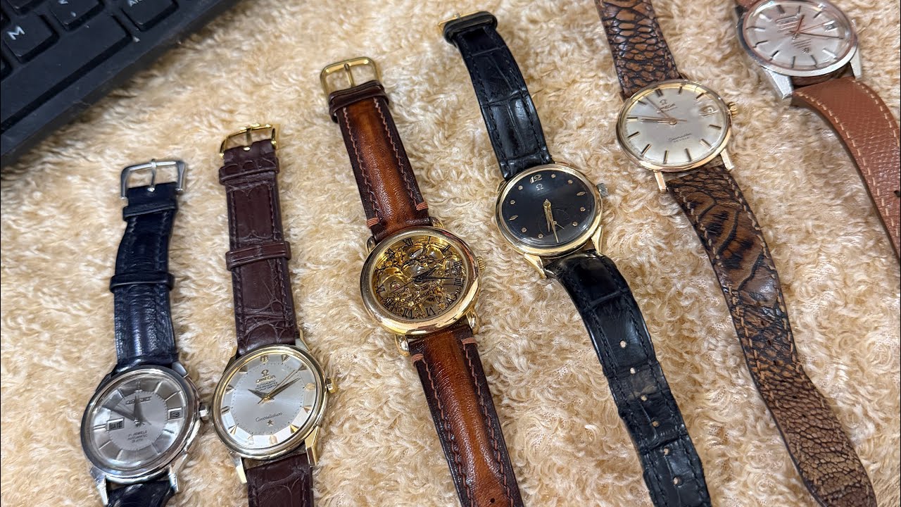 1 vài chiếc đã qua sử dụng dòng cổ điển , omegaa bát quái và seamaster và omega lọc cọc vàng đúc