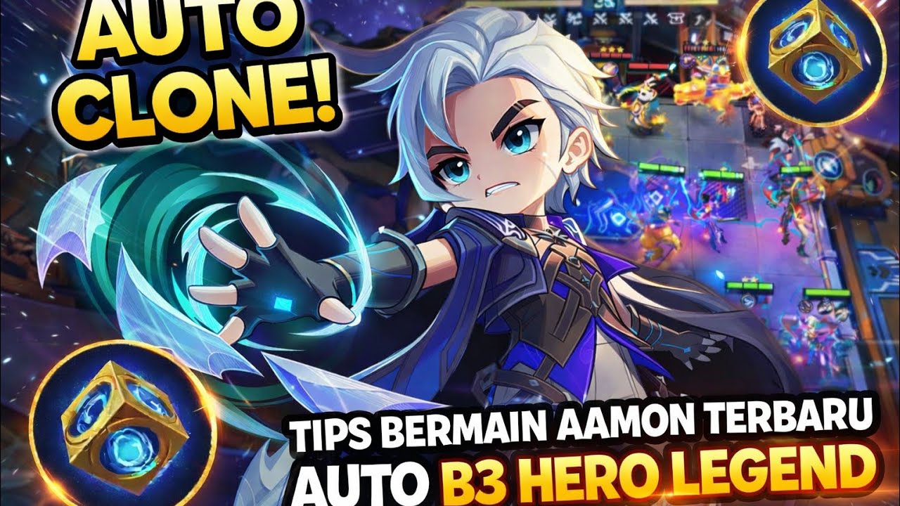 BANYAK YANG BELUM TAU?INI RAHASIA COMENDER AAMON TERBARU!AUTO B3 HERO LEGEND#magicchessgogo #mcgogo 