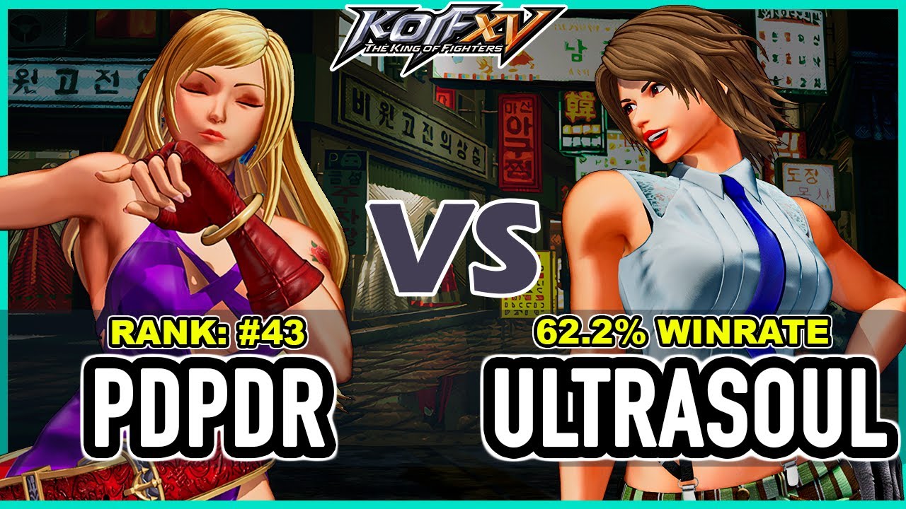 KOF XV 🔥 Pdpdr (B.Jenet/Rock/Sylvie) vs Ultrasoul (Vanessa/Geese/Terry)