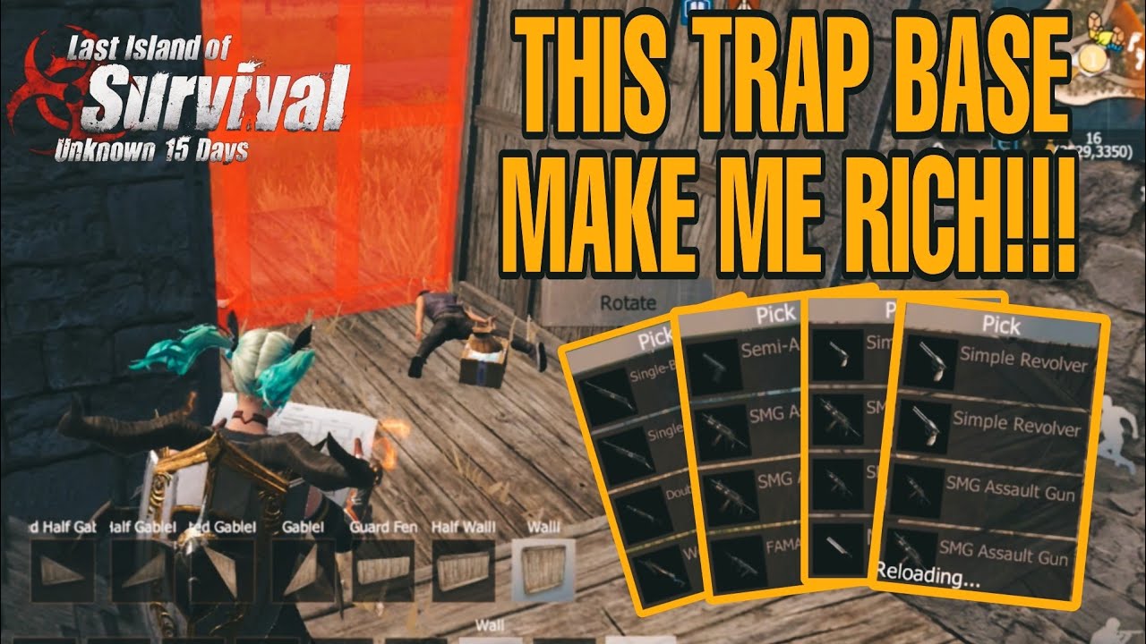 WHEN YOU MAKE TRAP BASE AT 3AM IN PC SERVER - Last Island Of Survival