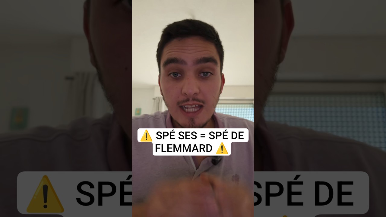 ⚠️ La sp&eacute; SES est une sp&eacute;cialit&eacute; de FLEMMARD ⚠️ #debat #speses #bac #lycee #SES
