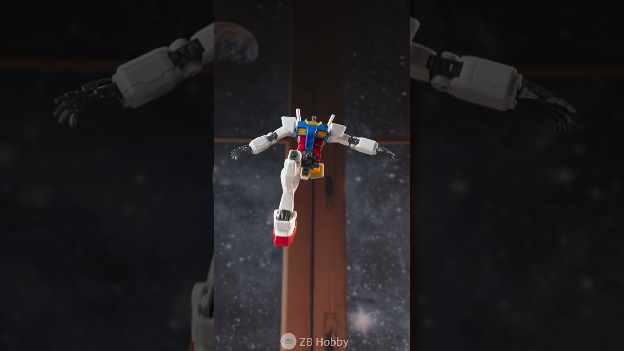 BANDAI HG Gundam RX-78-2 Stop Motion Build #shorts  #stopmotion #gundam #bandai