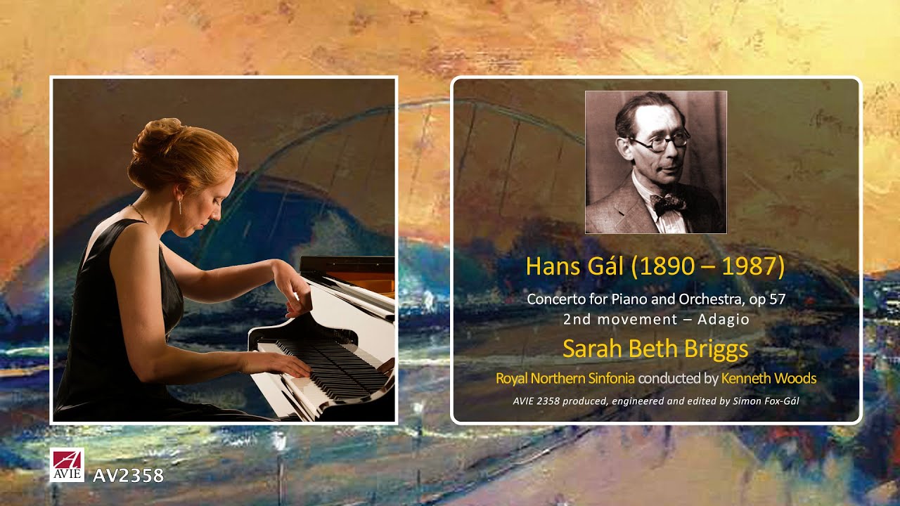 Hans Gál (1890 - 1987) Concerto for Piano and Orchestra, op 57. Adagio.