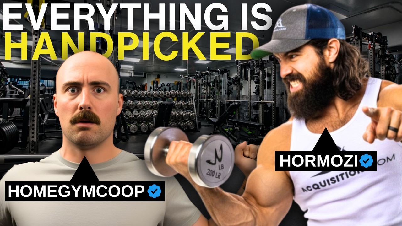 I Trained w/ Alex Hormozi in His HQ Home Gym!