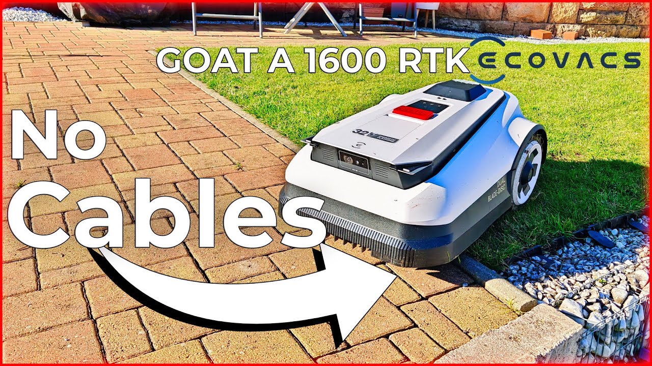 Ограничительный провод не нужен! Тестируем газонокосилку ECOVACS GOAT A1600 RTK