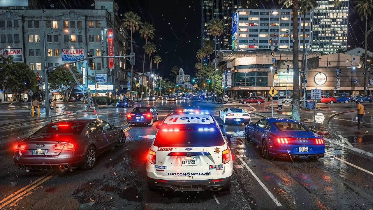 GTA 5 LSPDFR Полицейский патруль | Реалистичная ролевая игра за полицейского в 4K