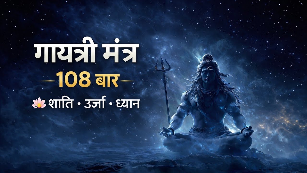 शक्तिशाली गायत्री मंत्र लूप | Gayatri Mantra 108 Times | Peaceful Morning Chant