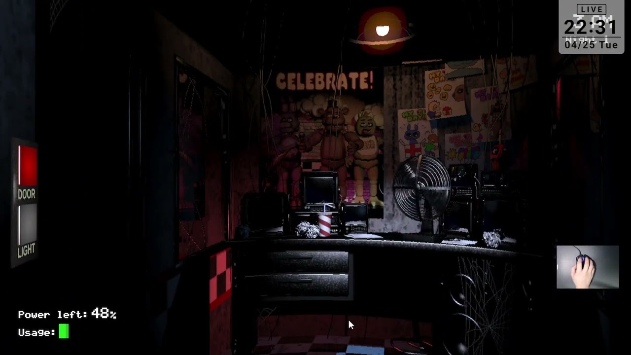 ヤバい人形からピザ屋を守れ！FNaF初見プレイ！【Five Nights at Freddy's】