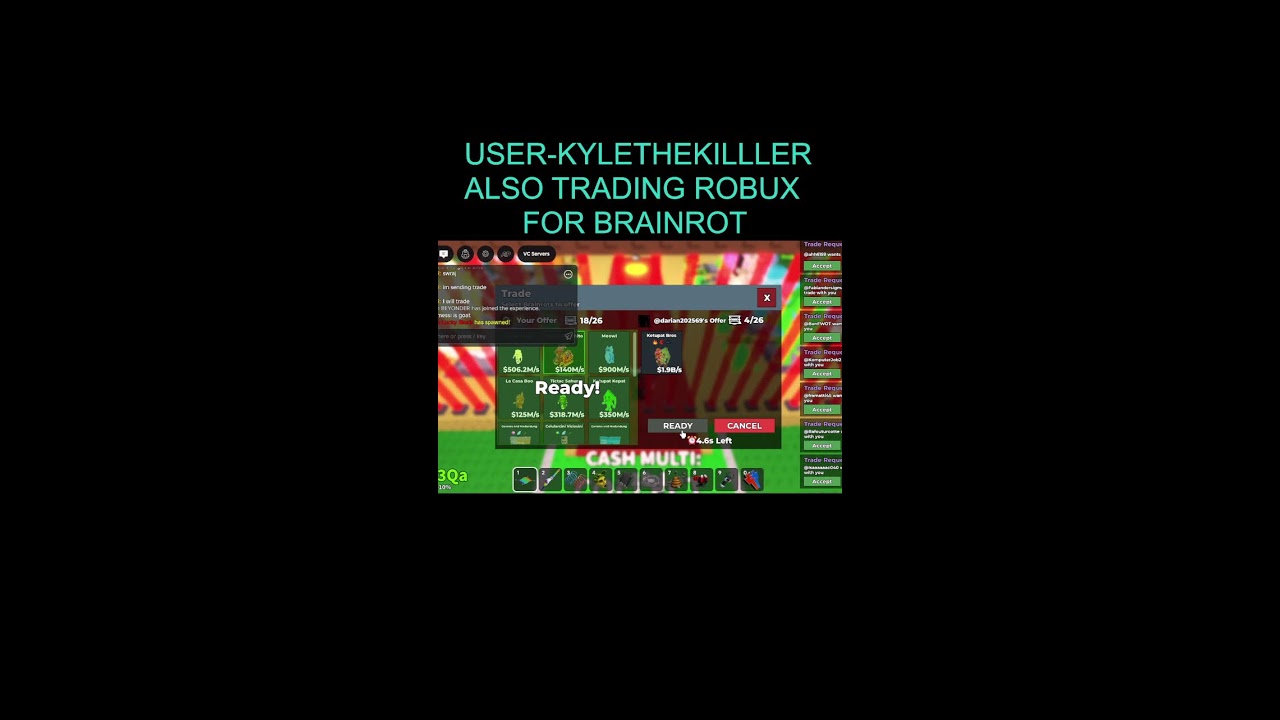 [LIVE] TRADING IN STEAL A BRAINROT | LF GOOD OFFERS