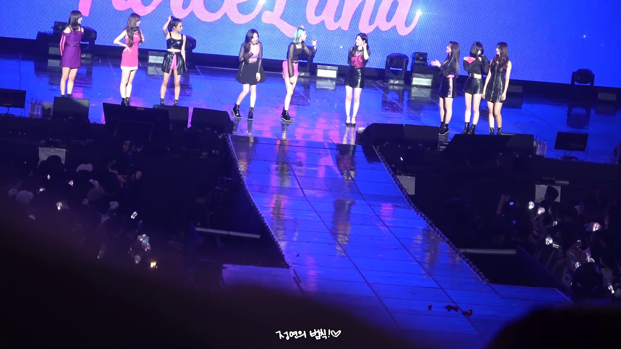 180518 twiceland fantasy park 유닛무대후