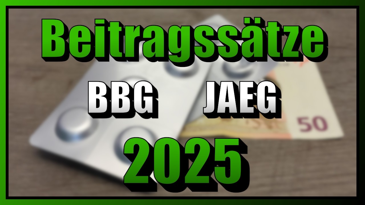 Beitragss&auml;tze BBG und JAEG 2025 | Sozialversicherung