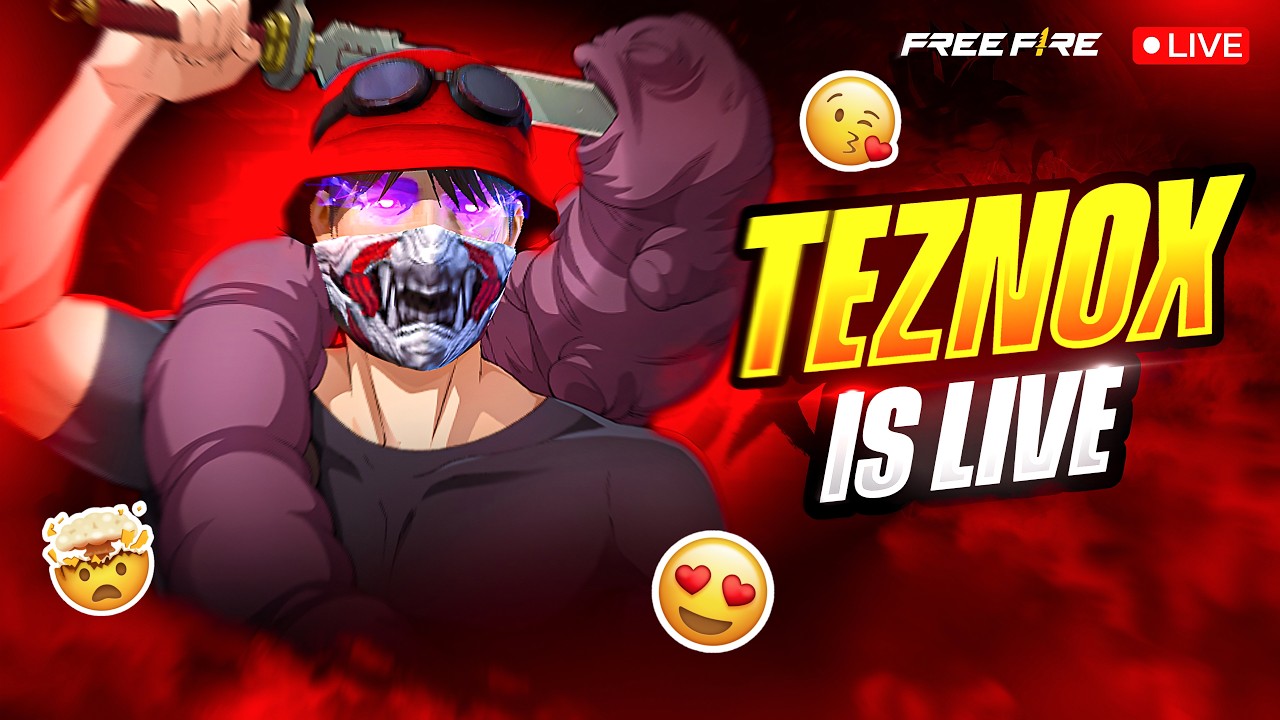 🔴[Live Free Fire New Rank Season Rank Push Live !! #ff  #freefire #shortsfeed #shorts #teznoxlive