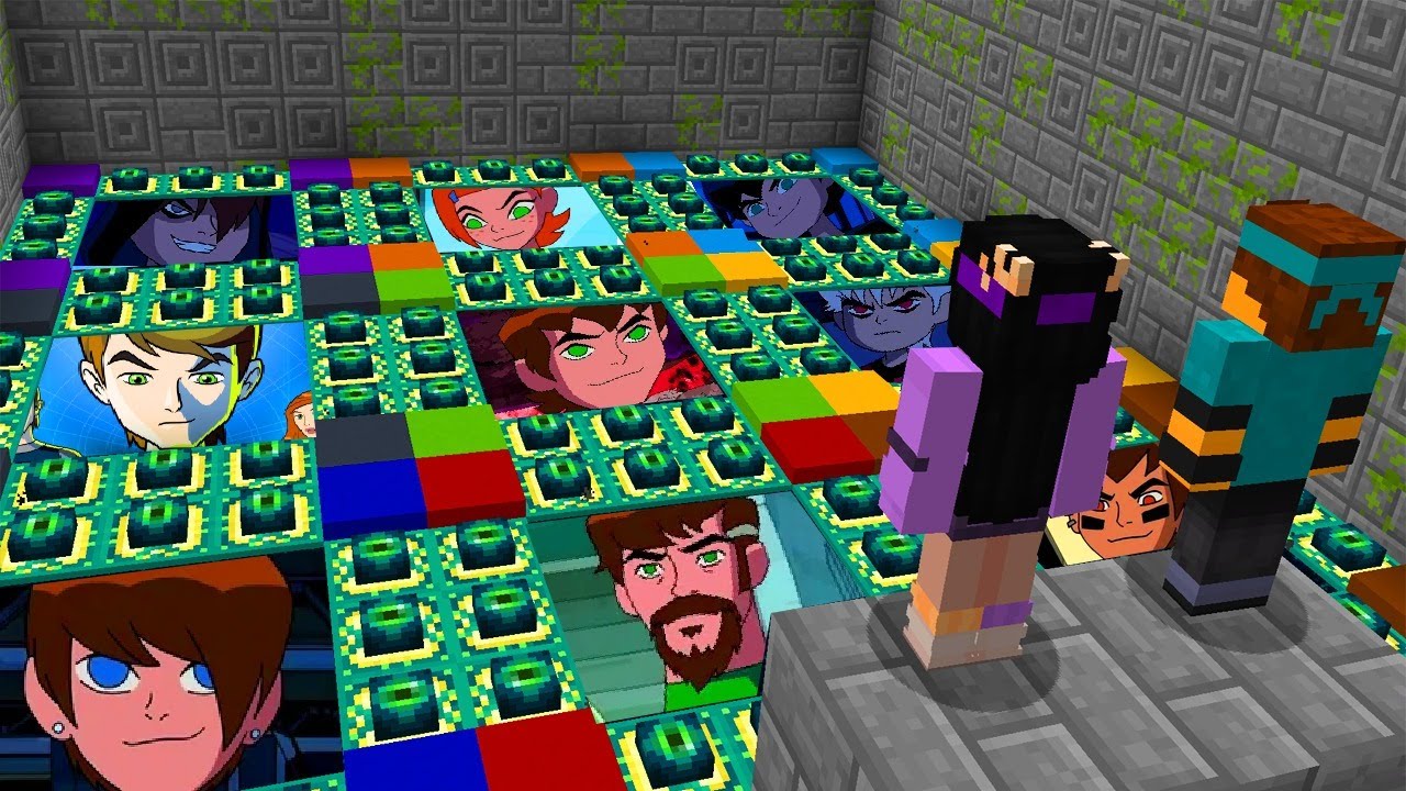 NÃO ESCOLHA O PORTAL ERRADO DO BEN 10 OMNIVERSE no MINECRAFT!