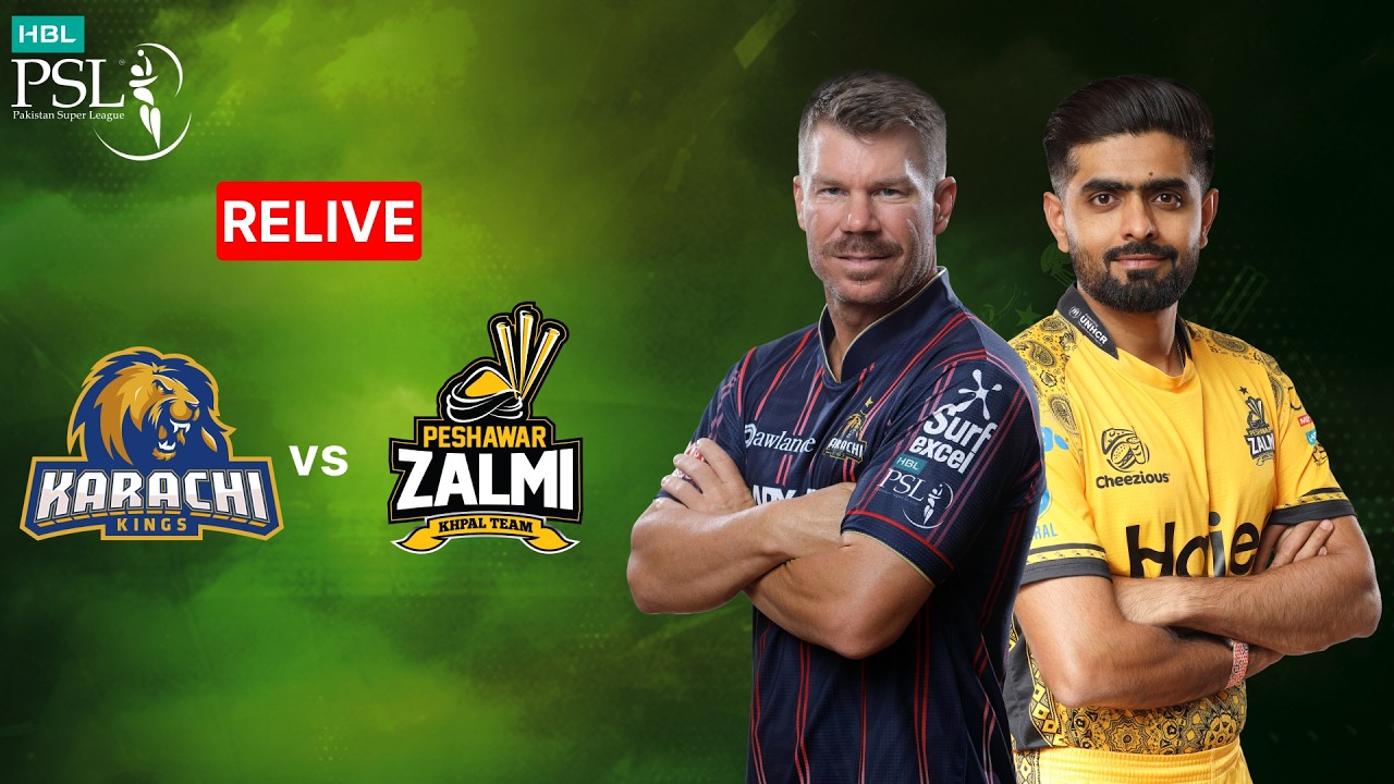 HBL PSL Relive – Peshawar Zalmi vs Karachi Kings | Match 27