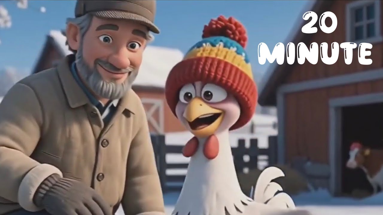 Găinușa Zgribulită – Ce frig e afară! | Mix Cântece pentru copii 