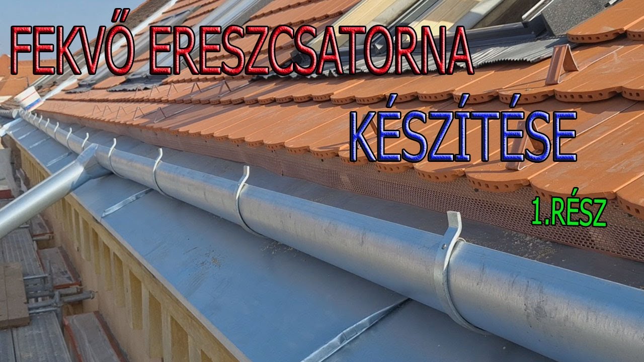 B&aacute;dogoz&aacute;s Alapok - Fekvő Ereszcsatorna 1.r&eacute;sz