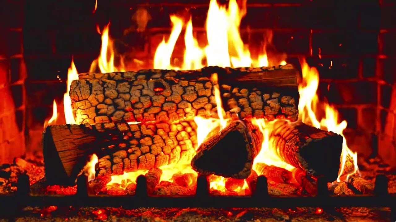 This Cozy Fireplace Will Melt Your Stress Away 🔥 Relaxing Fire Sounds