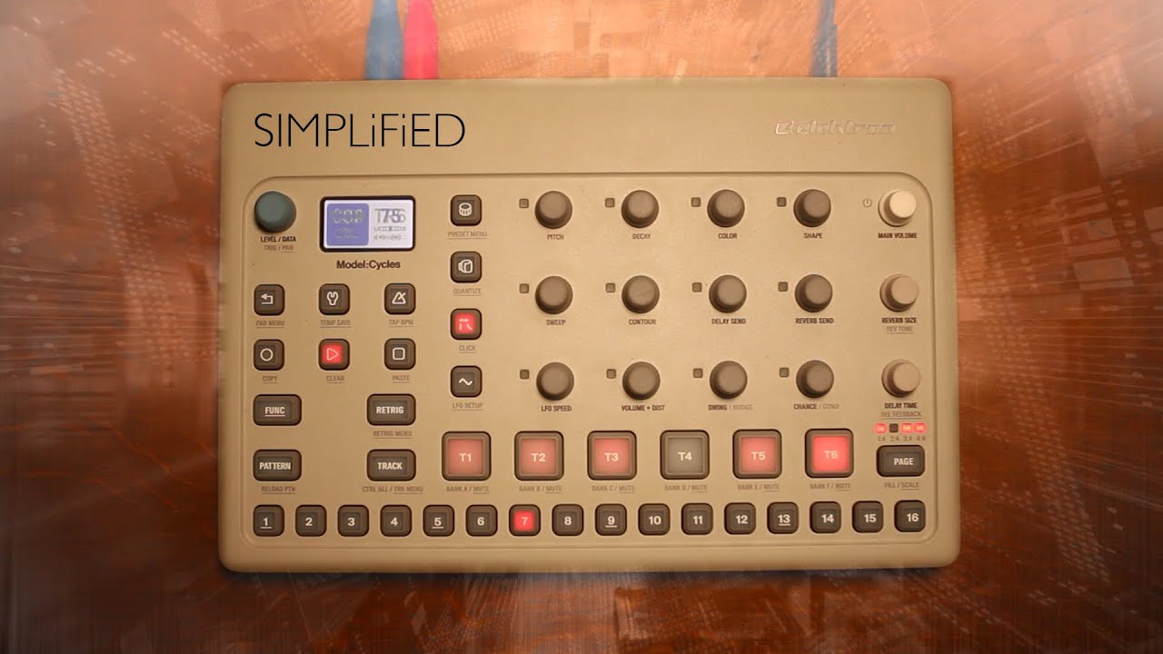 simplified ... elektron model:cycles ... ambient, chill