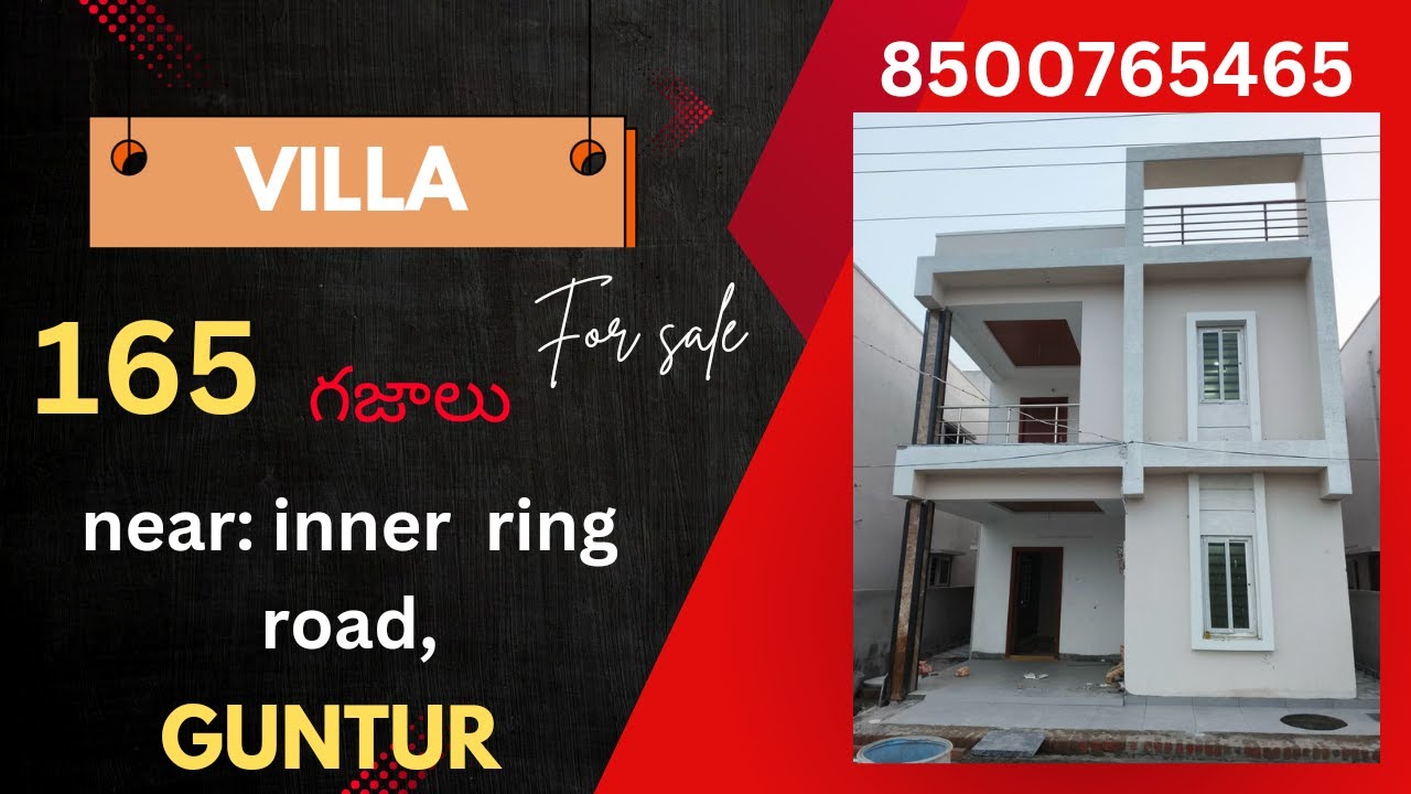 Villa for sale in inner ring road guntur | villa for sale in guntur | guntur properties