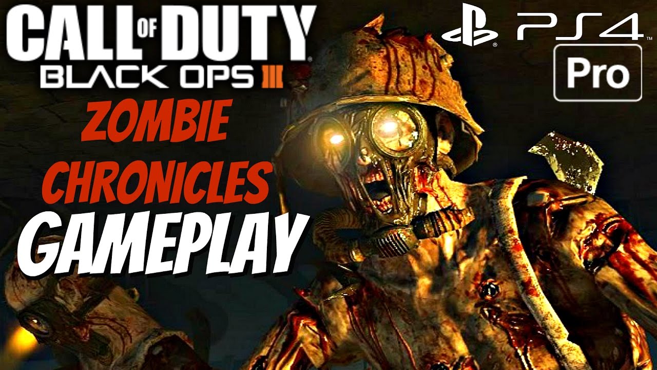COD Black Ops 3 - Zombie Chronicles DLC Gameplay Classic Maps Remaster (PS4 PRO)